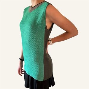 Marni Mixed Media Sleeveless Tank Top🌸